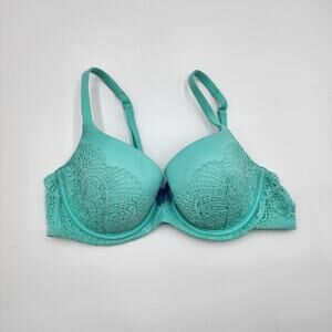 Victoria’s Secret Body by Victoria Lined Demi Bra in Teal Size 36C